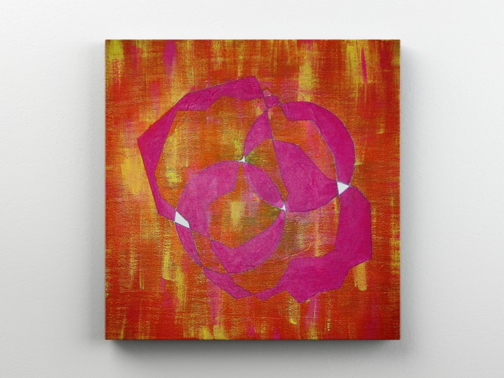 abstract-shapes-number-represention-painting-on-square-canvas-on-wall