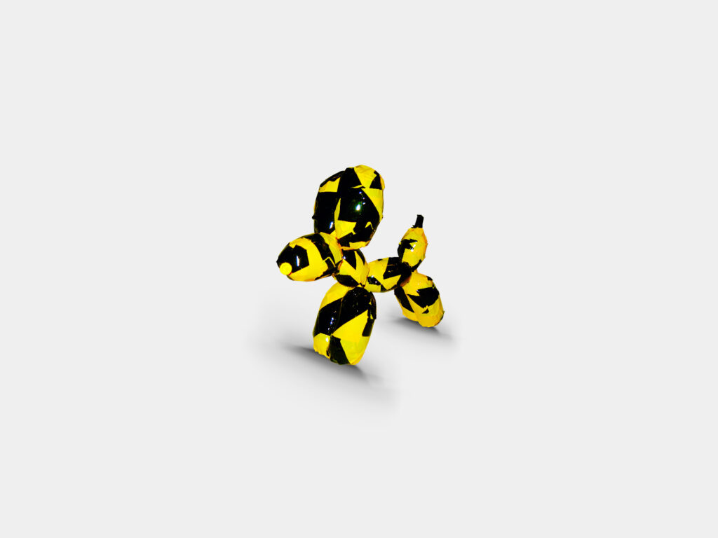 hazardous-objects-hazard-tape-balloon-dog