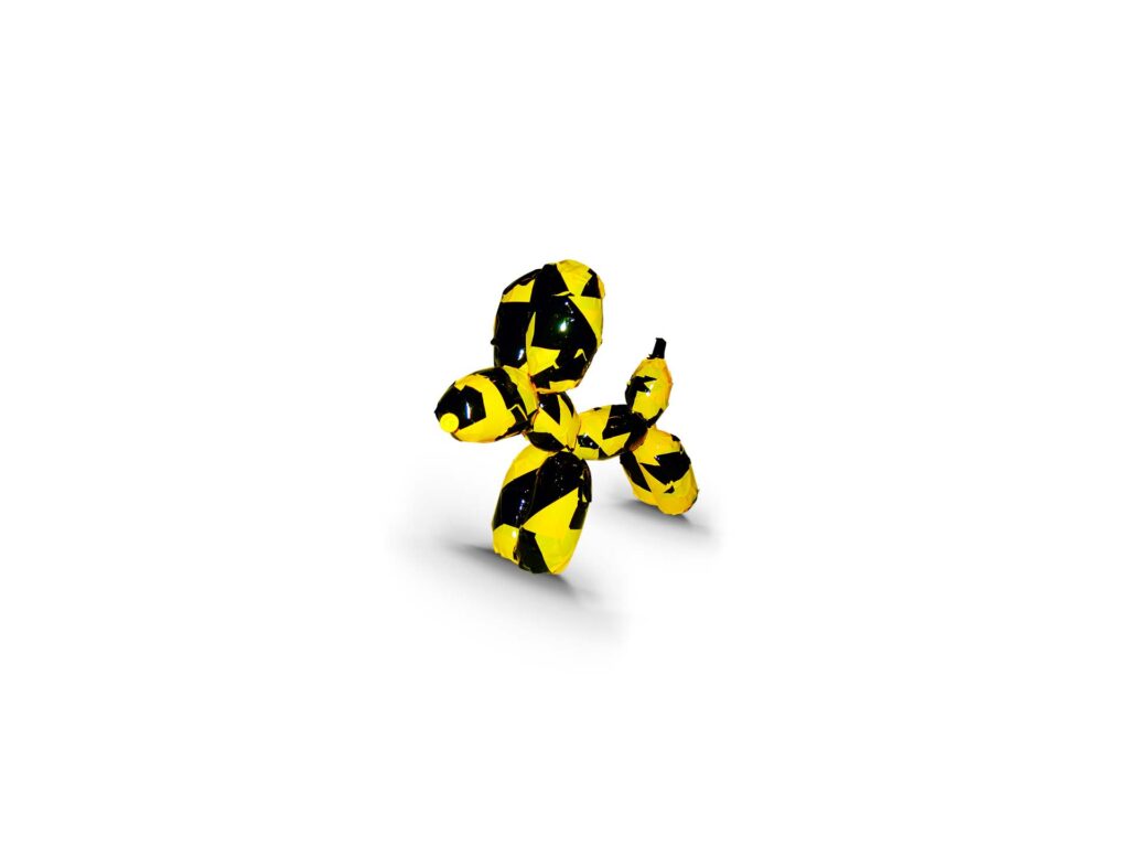 hazard-tape-balloon-dog