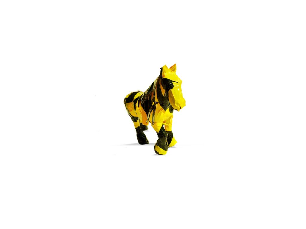 hazard-tape-horse